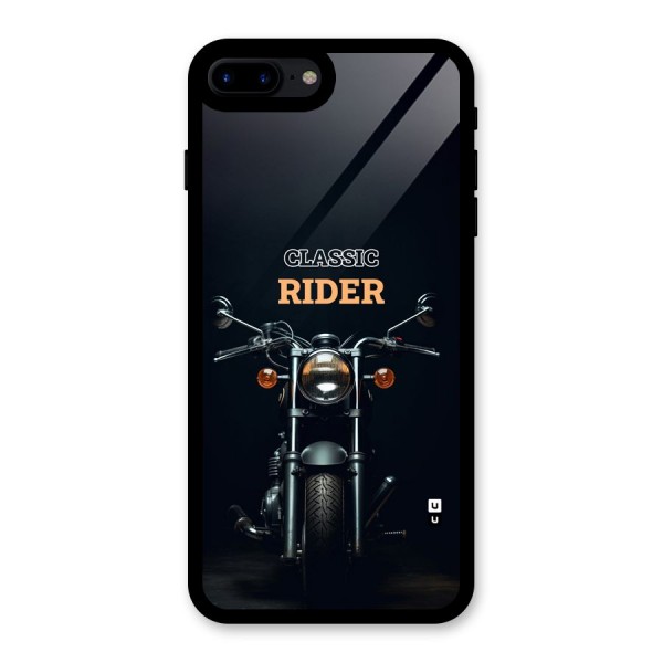 Classic RIder Glass Back Case for iPhone 8 Plus