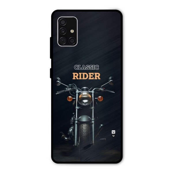 Classic RIder Metal Back Case for Galaxy A51