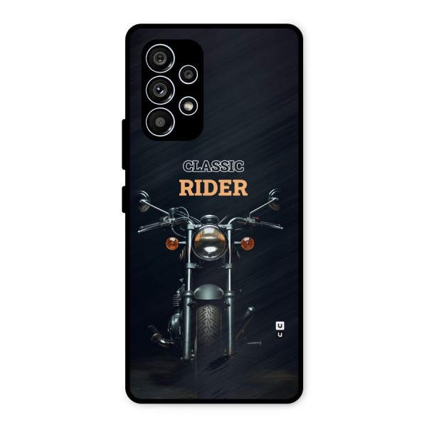 Classic RIder Metal Back Case for Galaxy A53 5G