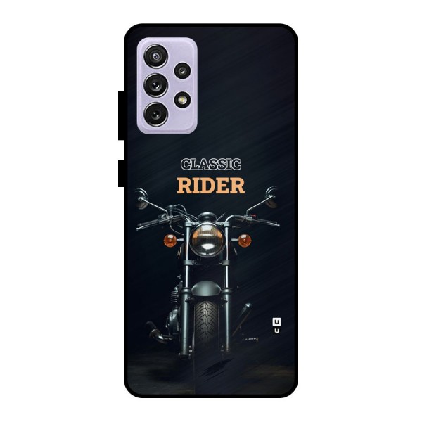Classic RIder Metal Back Case for Galaxy A72