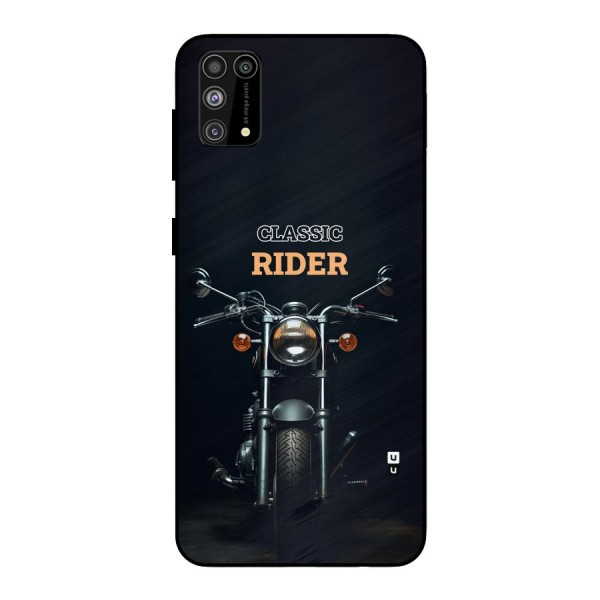 Classic RIder Metal Back Case for Galaxy F41