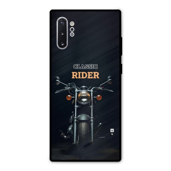 Classic RIder Metal Back Case for Galaxy Note 10 Plus