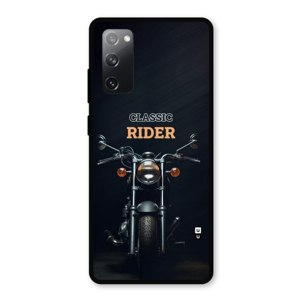 Classic RIder Metal Back Case for Galaxy S20 FE 5G