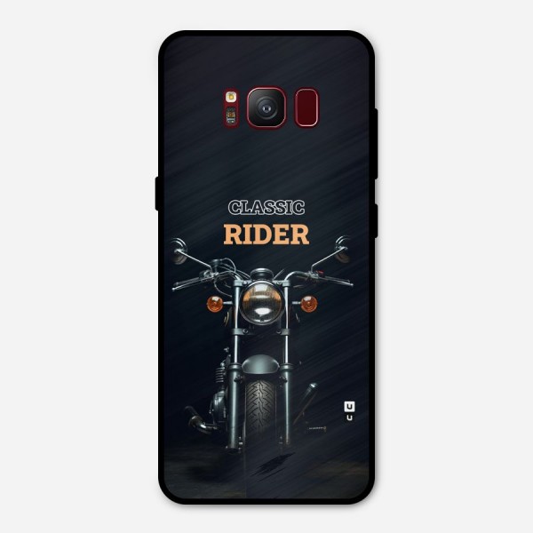 Classic RIder Metal Back Case for Galaxy S8