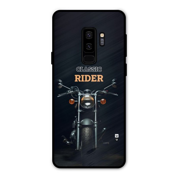 Classic RIder Metal Back Case for Galaxy S9 Plus