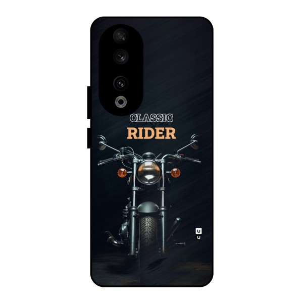 Classic RIder Metal Back Case for Honor 90
