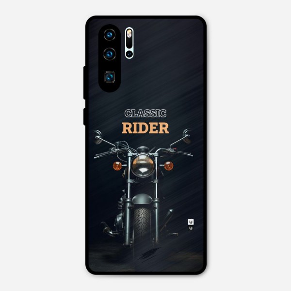 Classic RIder Metal Back Case for Huawei P30 Pro