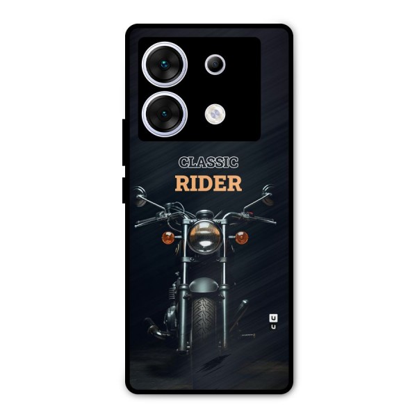 Classic RIder Metal Back Case for Infinix Zero 30 5G