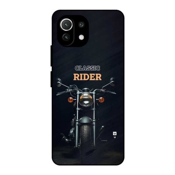 Classic RIder Metal Back Case for Mi 11 Lite