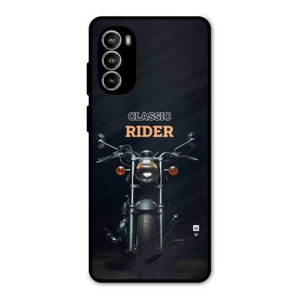 Classic RIder Metal Back Case for Moto G82