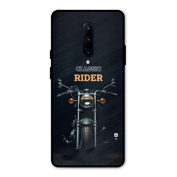 Classic RIder Metal Back Case for OnePlus 7 Pro