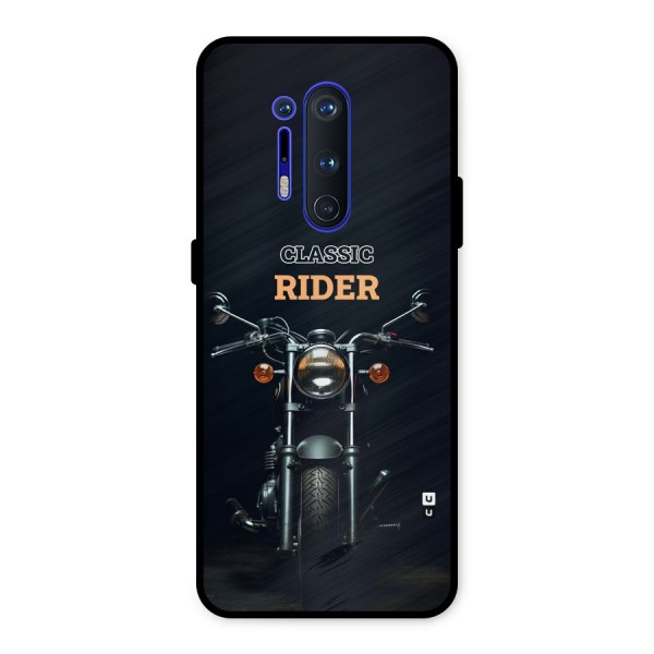 Classic RIder Metal Back Case for OnePlus 8 Pro