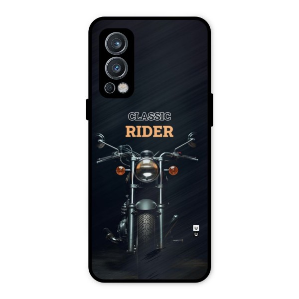 Classic RIder Metal Back Case for OnePlus Nord 2 5G