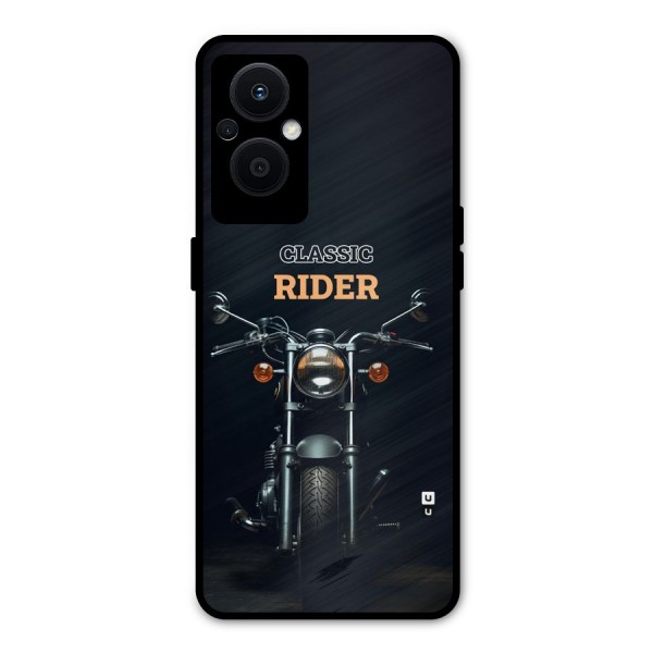 Classic RIder Metal Back Case for Oppo F21s Pro 5G
