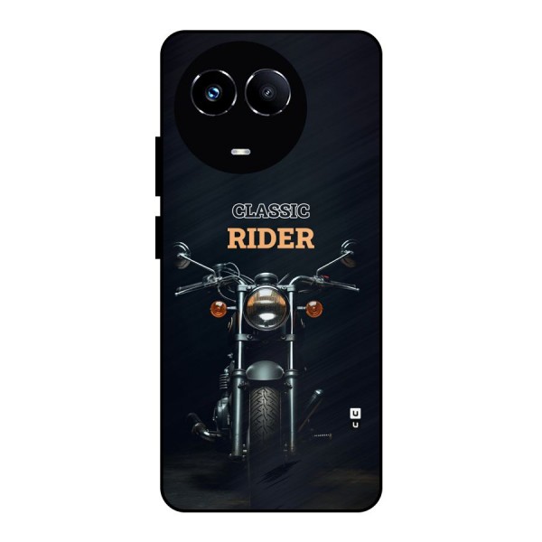 Classic RIder Metal Back Case for Realme 11X