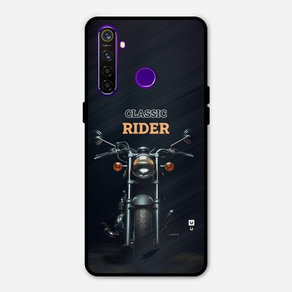 Classic RIder Metal Back Case for Realme 5 Pro