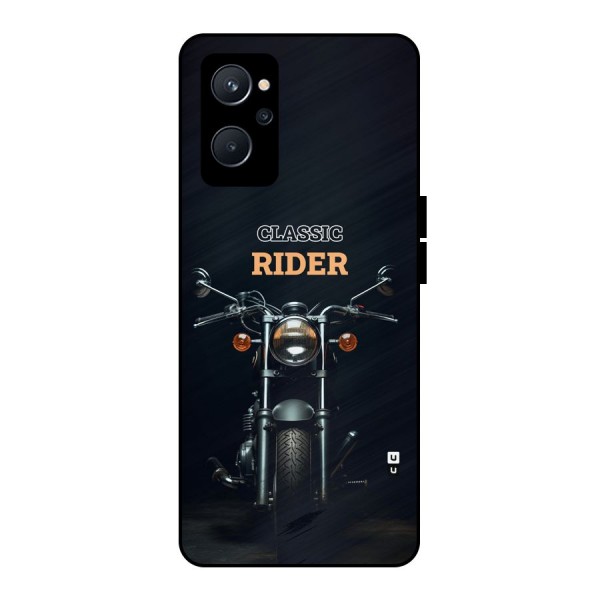 Classic RIder Metal Back Case for Realme 9i 5G