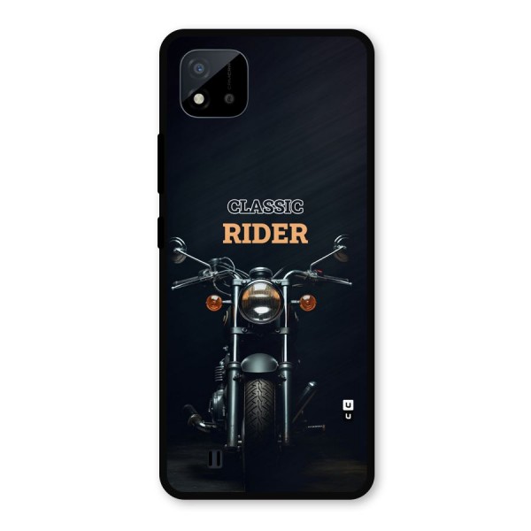 Classic RIder Metal Back Case for Realme C11 2021