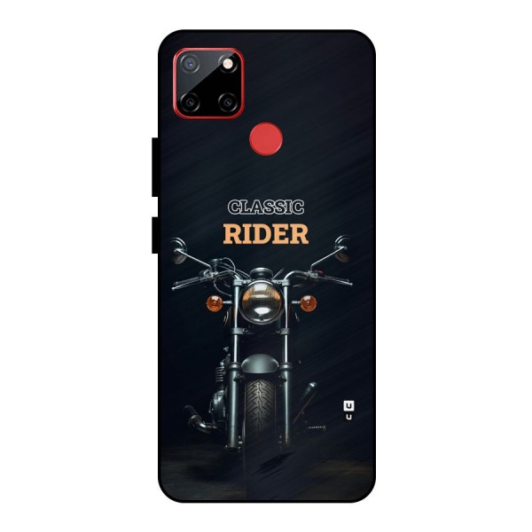 Classic RIder Metal Back Case for Realme C12