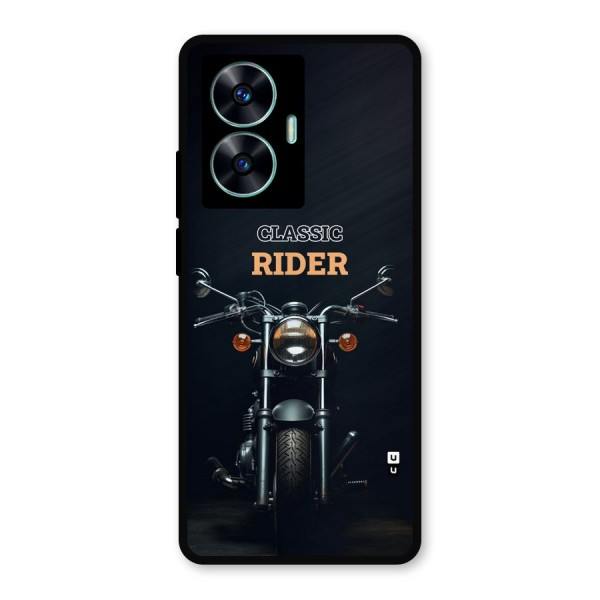 Classic RIder Metal Back Case for Realme Narzo N55