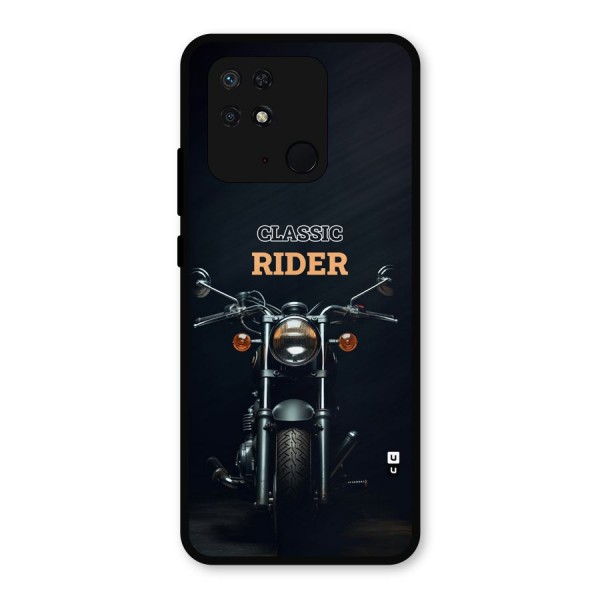 Classic RIder Metal Back Case for Redmi 10 Power