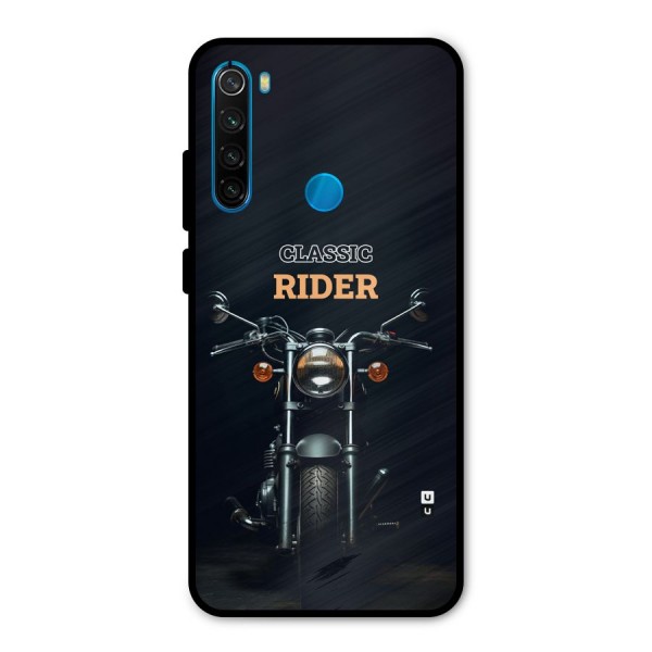 Classic RIder Metal Back Case for Redmi Note 8