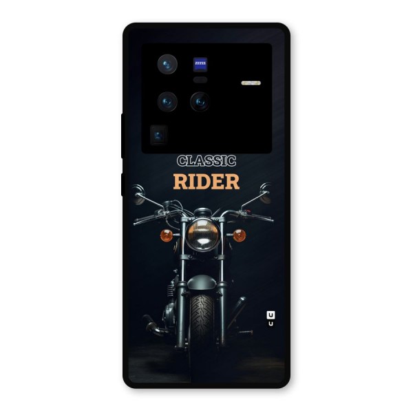 Classic RIder Metal Back Case for Vivo X80 Pro