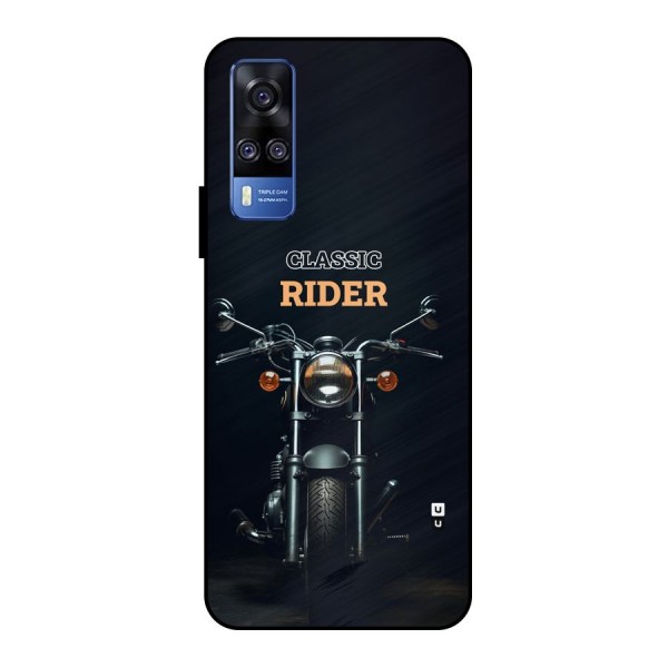 Classic RIder Metal Back Case for Vivo Y51