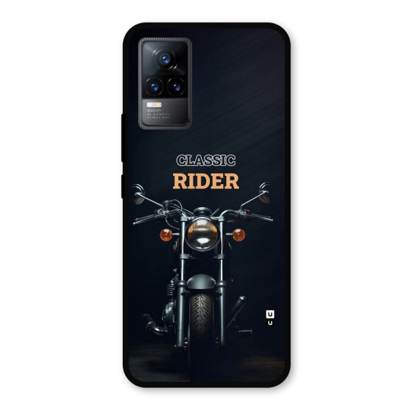 Classic RIder Metal Back Case for Vivo Y73