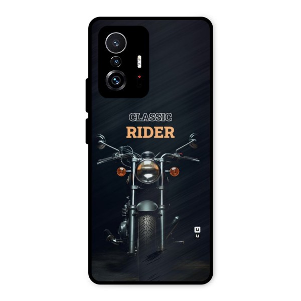 Classic RIder Metal Back Case for Xiaomi 11T Pro