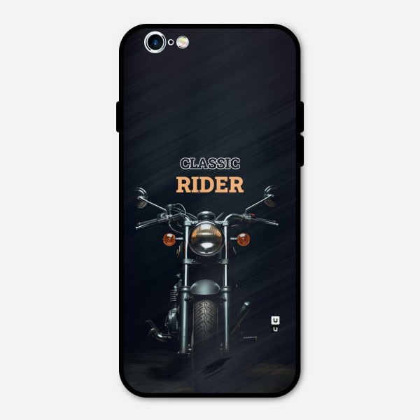Classic RIder Metal Back Case for iPhone 6 6s