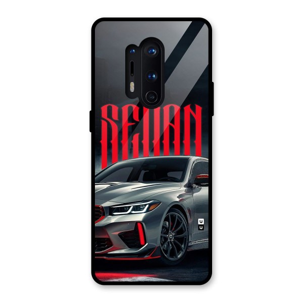 Classic Sedan Glass Back Case for OnePlus 8 Pro