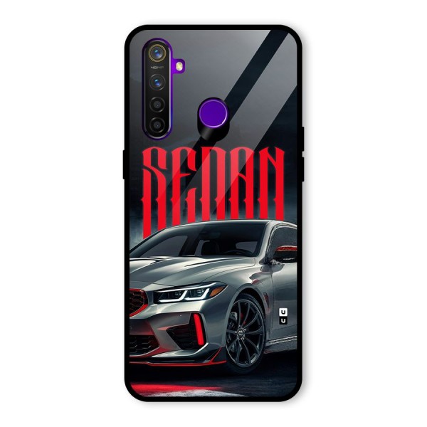 Classic Sedan Glass Back Case for Realme 5 Pro