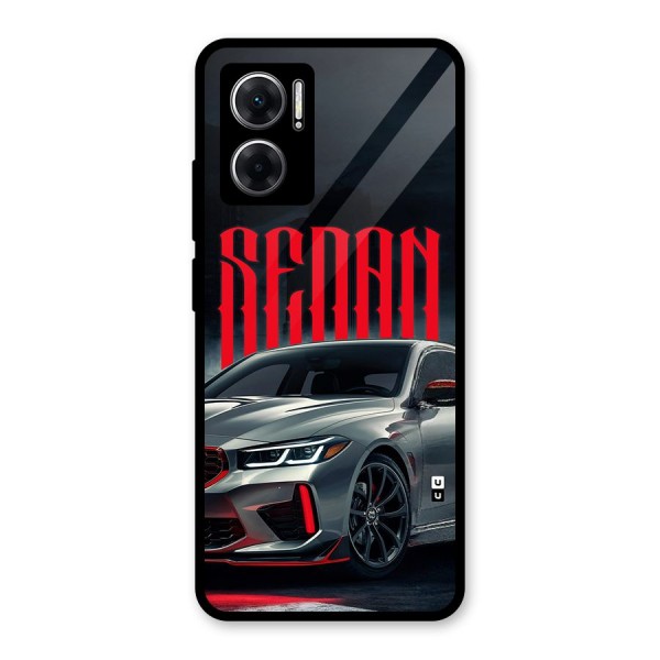 Classic Sedan Glass Back Case for Redmi 11 Prime 5G