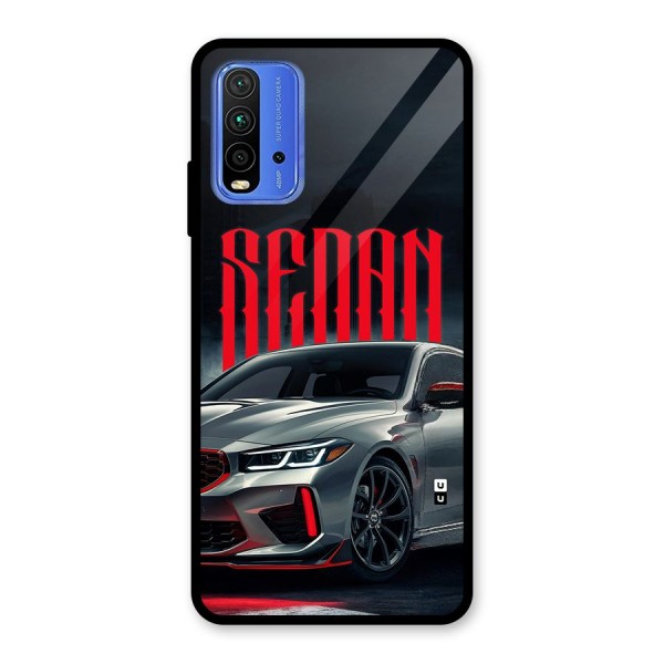 Classic Sedan Glass Back Case for Redmi 9 Power