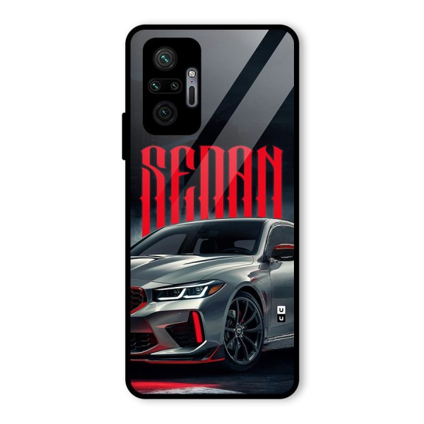 Classic Sedan Glass Back Case for Redmi Note 10 Pro Max