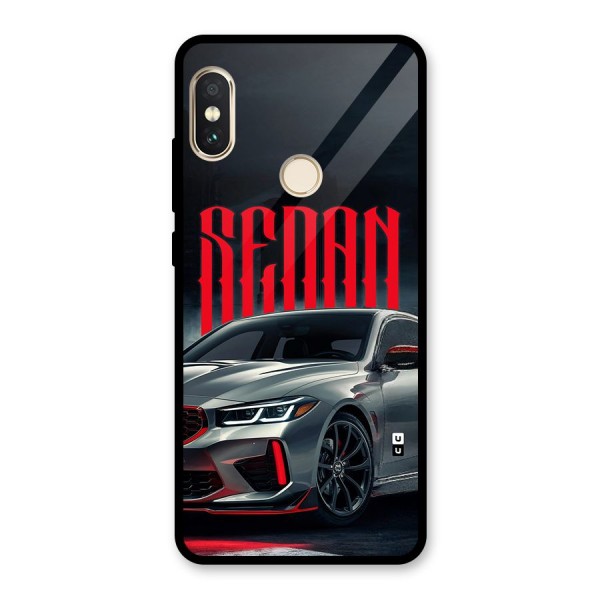 Classic Sedan Glass Back Case for Redmi Note 5 Pro