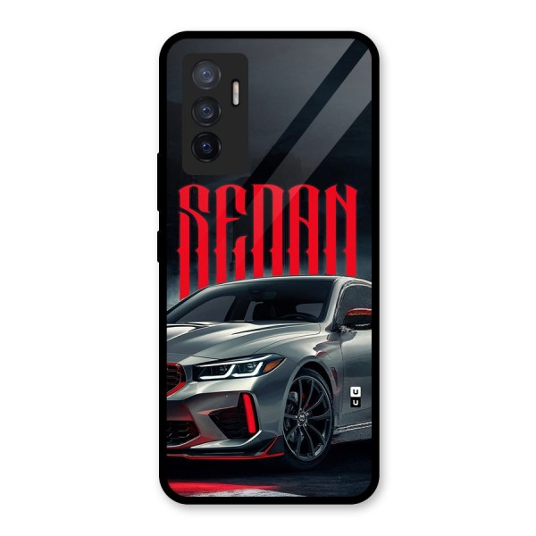 Classic Sedan Glass Back Case for Vivo V23e