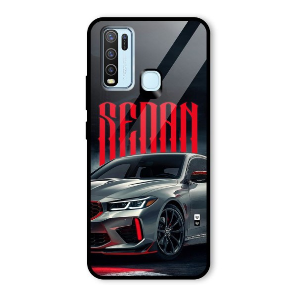 Classic Sedan Glass Back Case for Vivo Y30