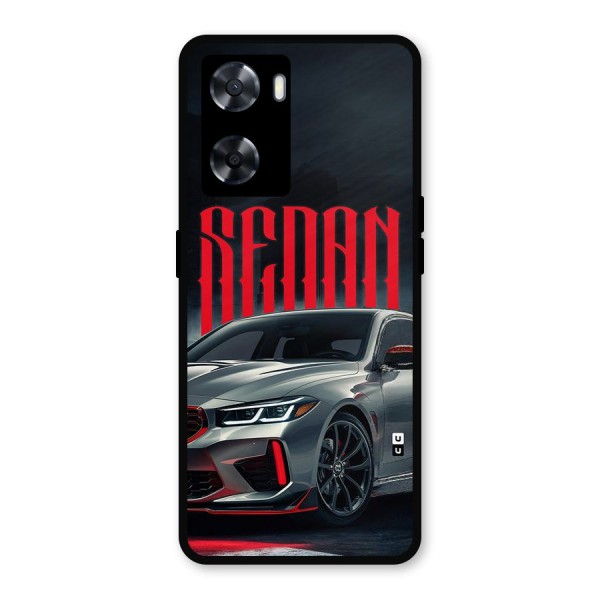 Classic Sedan Metal Back Case for Oppo A57 2022