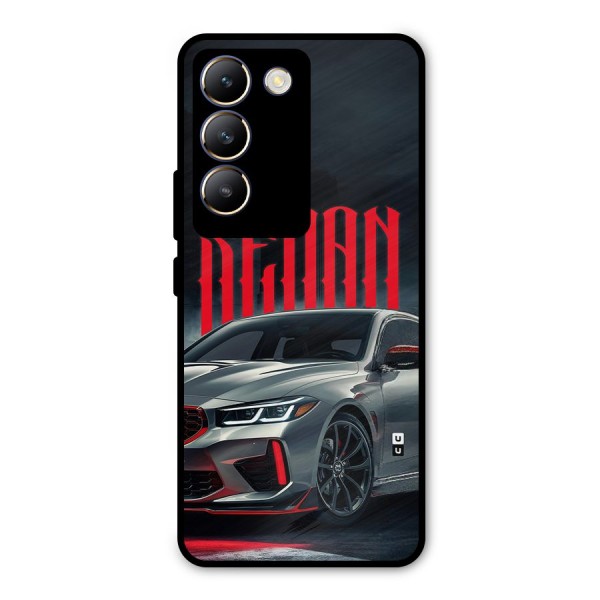 Classic Sedan Metal Back Case for Vivo Y200e