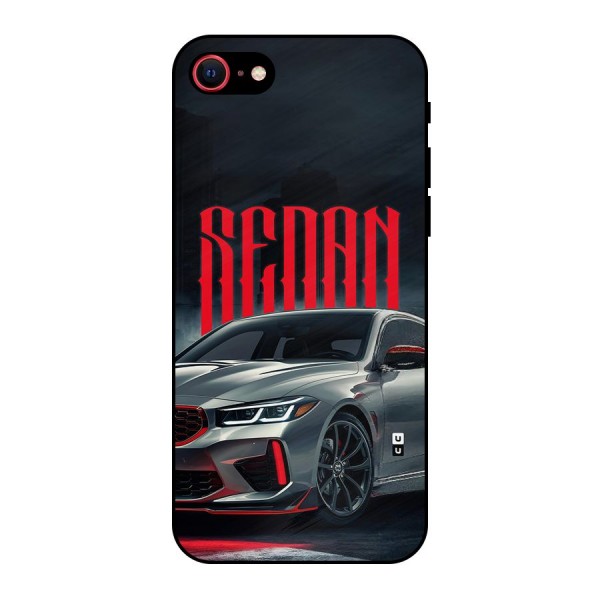 Classic Sedan Metal Back Case for iPhone SE 2022