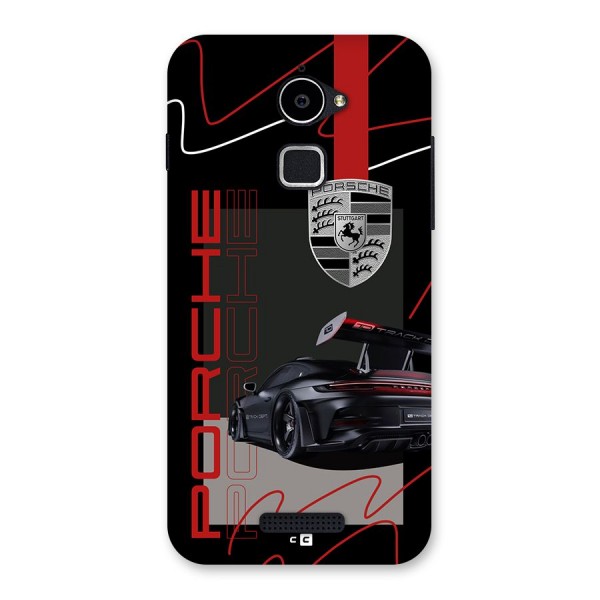 Classy Black Supercar Back Case for Coolpad Note 3 Lite