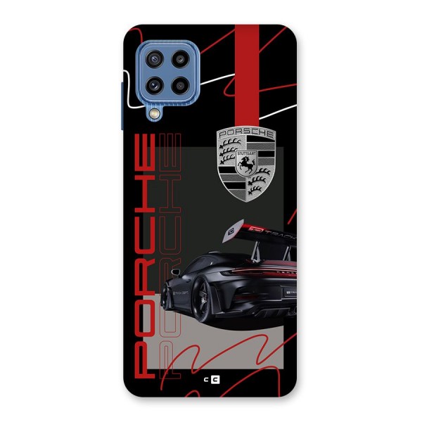 Classy Black Supercar Back Case for Galaxy M32