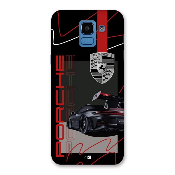 Classy Black Supercar Back Case for Galaxy On6