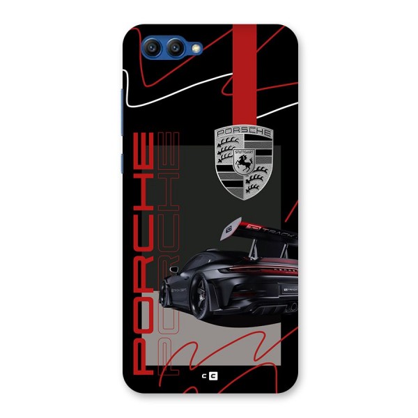 Classy Black Supercar Back Case for Honor View 10