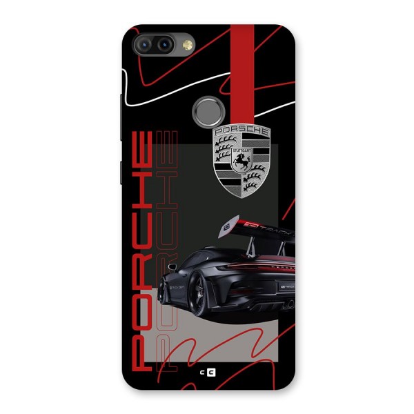 Classy Black Supercar Back Case for Infinix Hot 6 Pro
