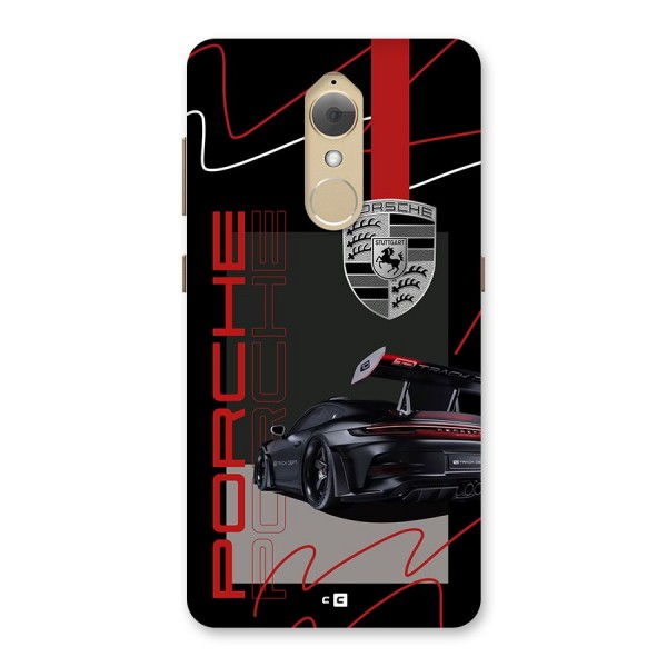 Classy Black Supercar Back Case for Lenovo K8