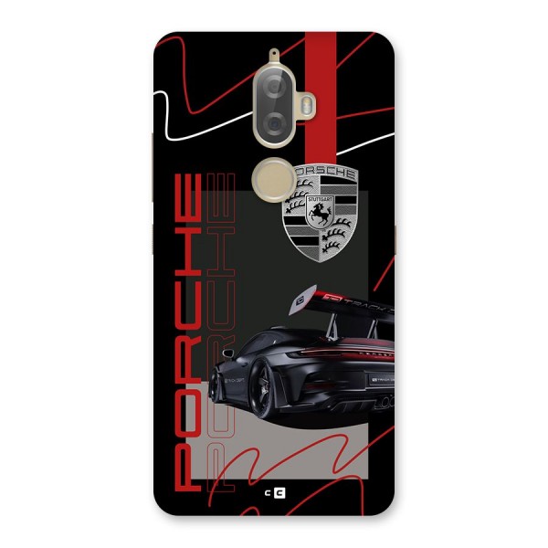 Classy Black Supercar Back Case for Lenovo K8 Plus