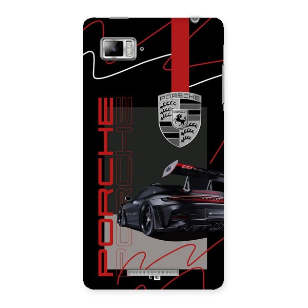 Classy Black Supercar Back Case for Lenovo Vibe Z K910